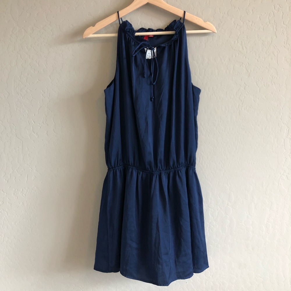 {saks fifth avenue} 5/48 navy dress